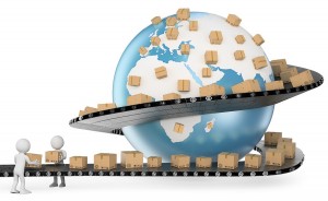 3D White People. International Delivery Service