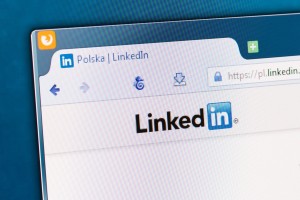 Social Network Homepage On A Monitor Screen.