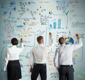 Teamwork With New Business Project