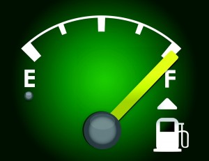 detailed gas gage illustration design isolated on a dark green b